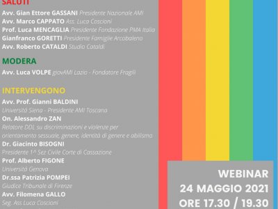 Webinar - DIRITTO ALLA BIOGENITORIALITA' E NUOVE FRONTIERE